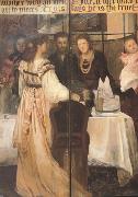 Alma-Tadema, Sir Lawrence The Epps Family Screen (detao) (mk23) France oil painting artist